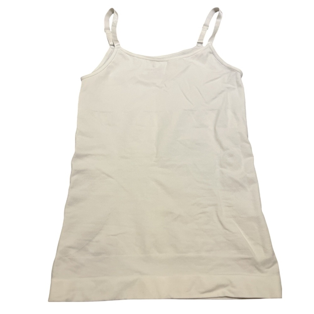EMPETUA Scoop Neck Cami Women's Size L White Comfort All Day Everyday NWOT